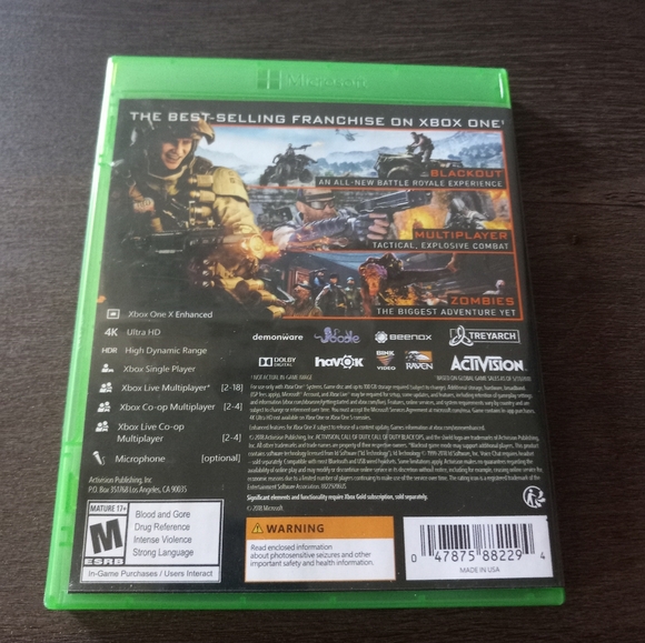 2018 call of duty Black Ops 4 For Xbox One - Picture 7 of 9